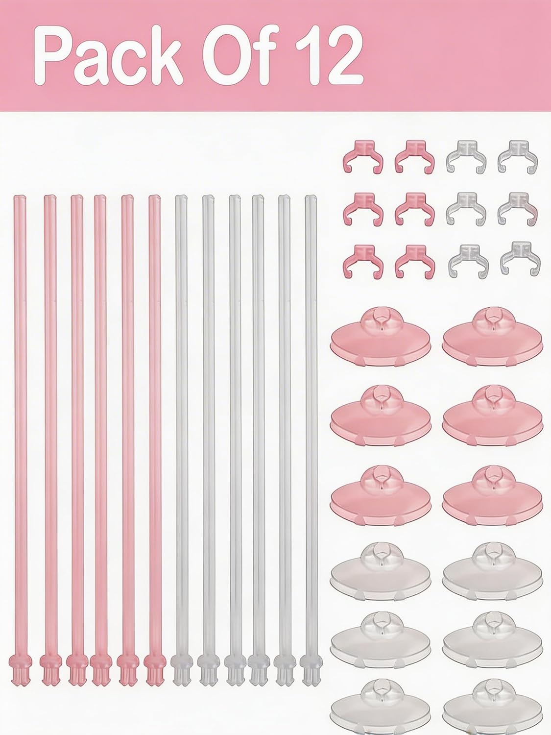 Transparent Doll Stands Compatible with Monster High, Lightweight Doll Stands Compatible with Monster High for Dolls Mini Display With Adjustable Waist Clip,12PCS