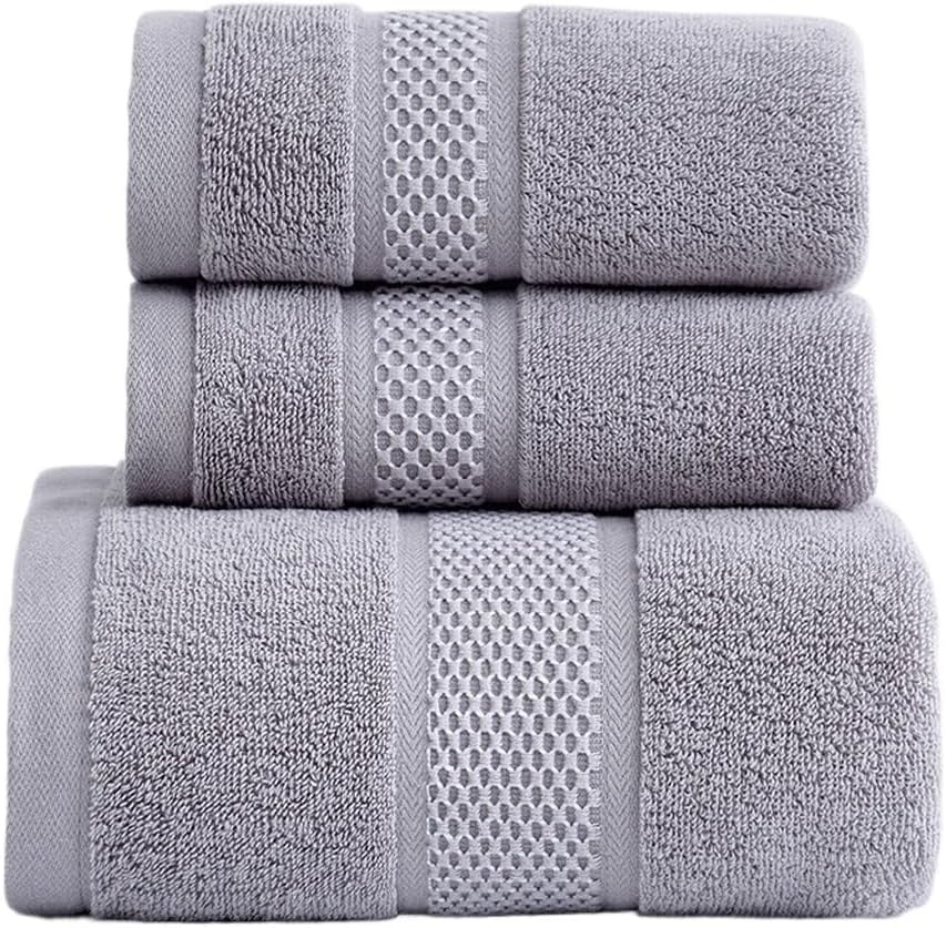 Thickened Into A Large Towel Soft Absorbent Cotton Plain Towel Bath Towel All Cotton(Black-JoJo's Bizarre Adventure1)