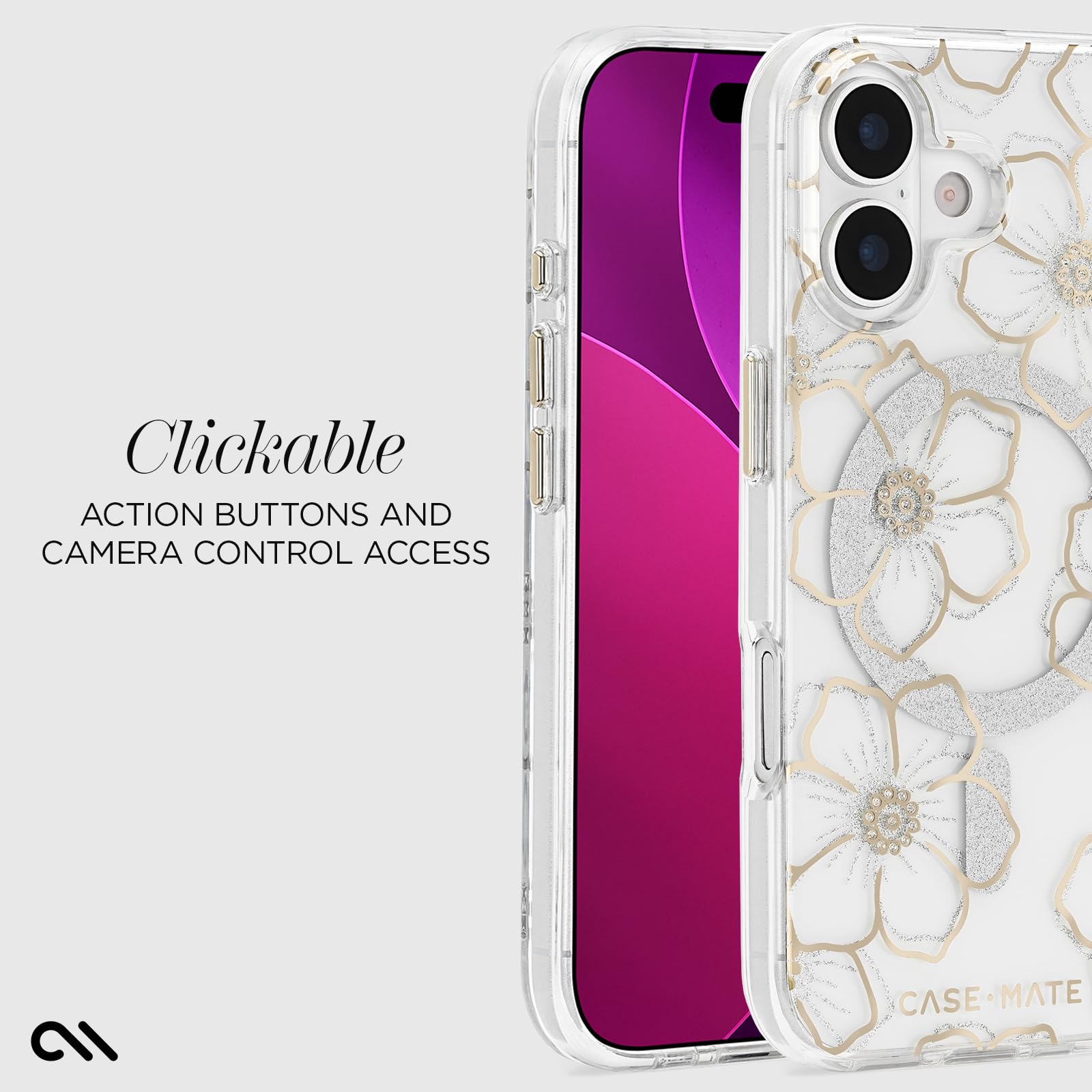 Amazon.co.jp: Case-Mate iPhone 17 ケース [MagSafe対応] - キラキラ