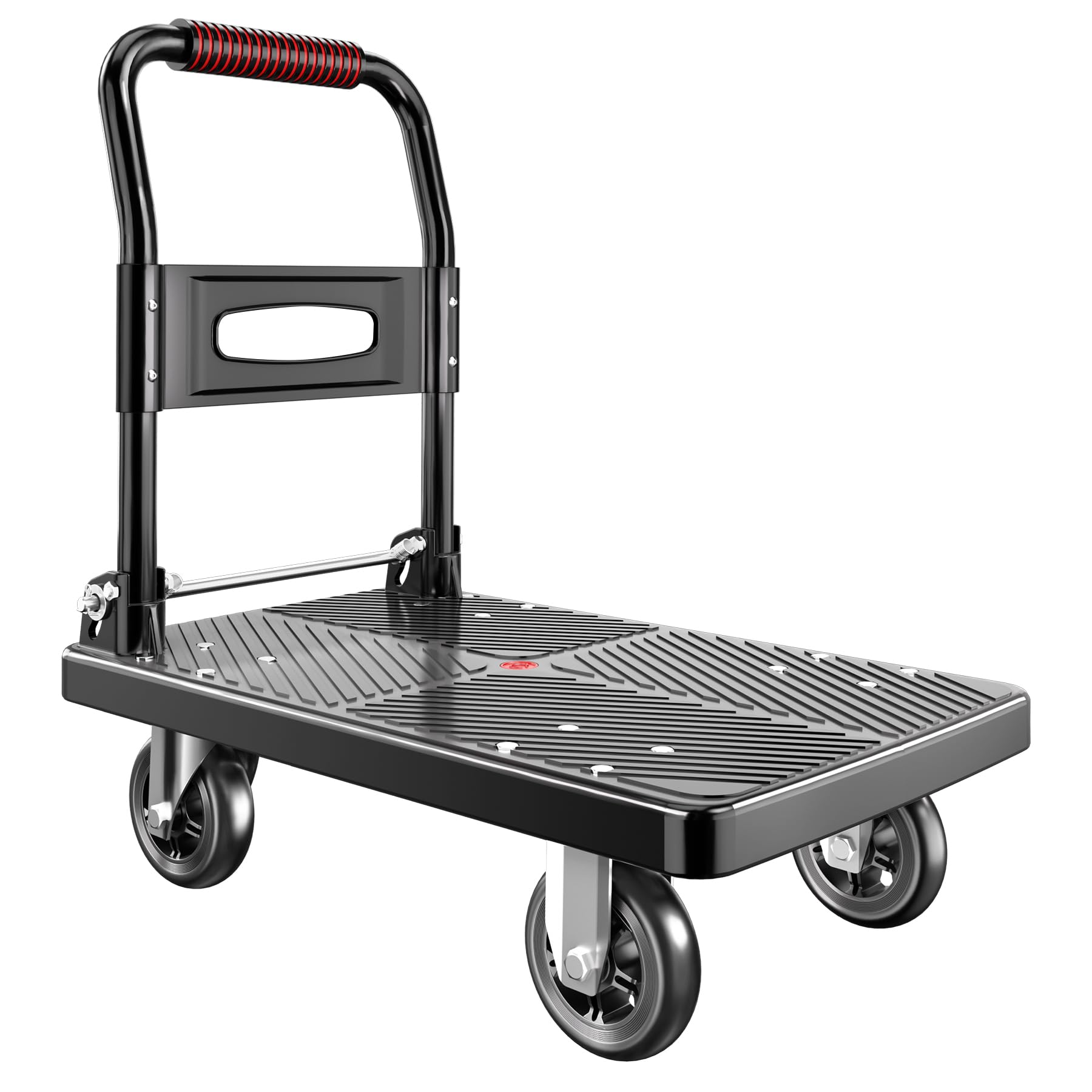 Amazon.com: TIDY PALM Upgraded Foldable Push Cart Dolly | 660 lbs