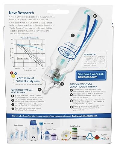 Miniatura 3 de Dr Browns Natural Flow - Botella de polipropileno estándar 4 oz - Paquete de 3