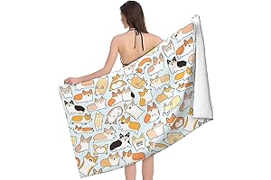 COLLA Cute Corgi Beach Towel: The Must-Have Corgi Accessory for Every Occasion