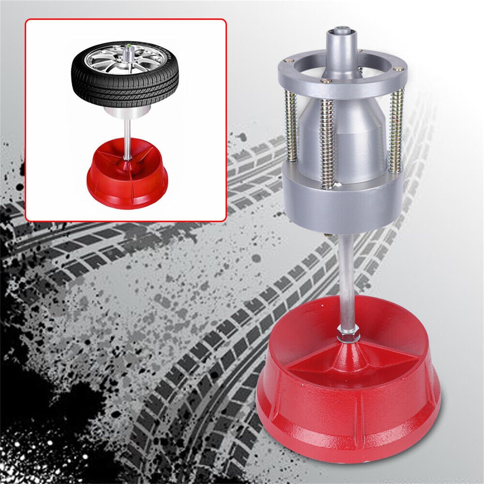 Bilanciamento pneumatici auto, bilanciatore portatile mozzi livella a bolla bilanciatore professionale per la maggior parte delle auto, furgone, camion