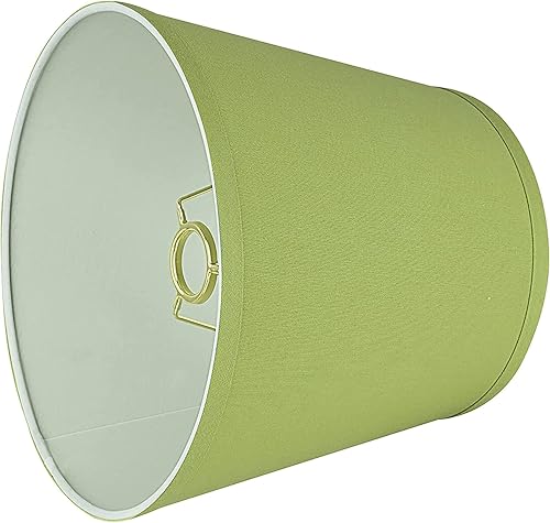 Miniatura 3 de Aspen Creative 58786A, pantalla Empire Uno, verde lima, parte superior de 7.5 pulgadas x 10 pulgadas inferior x 8.5 pulgadas de altura inclinada,