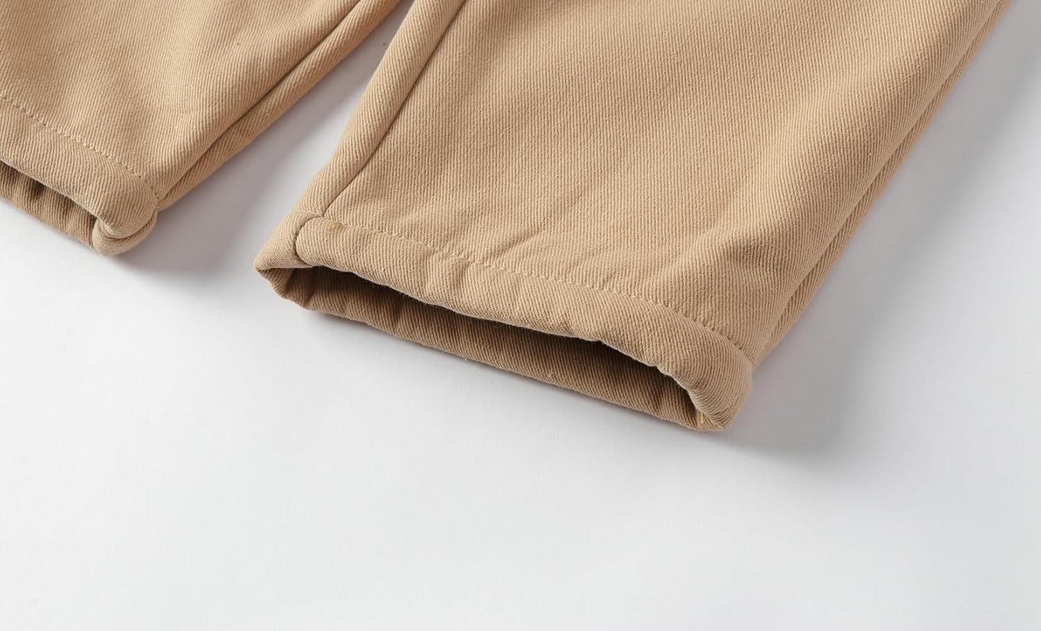 Mud Kingdom Boys and Toddler Woven Pull On Cargo Pants Fleece Lined Elastic Waist Uniform School - Image 6