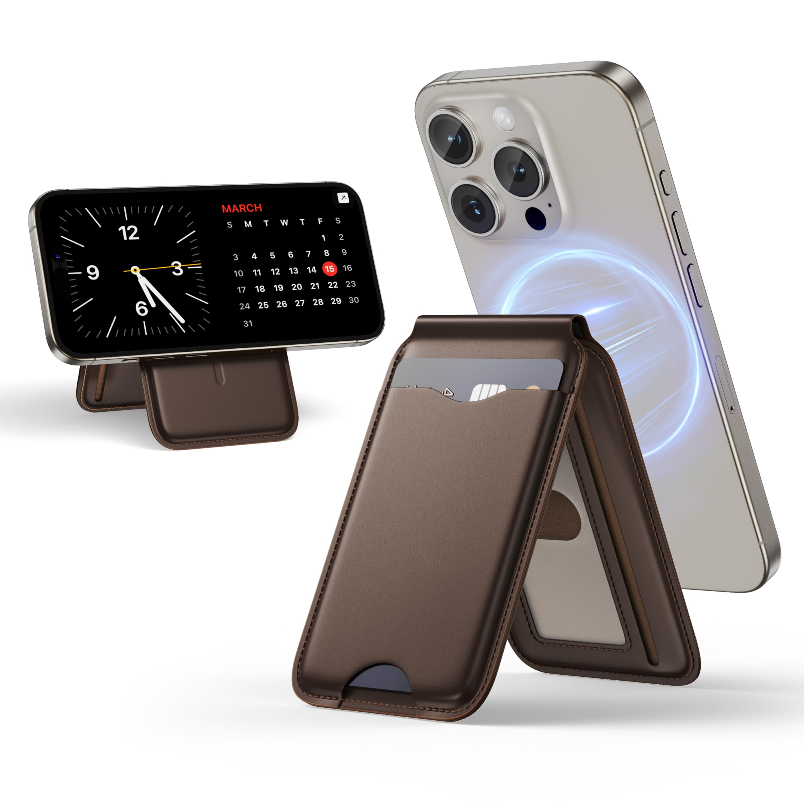 Amazon.com: LULULOOK Magnetic Wallet Stand for iPhone, 2-in Amazon.com: LULULOOK Magnetic Wallet Stand for iPhone, 2-in