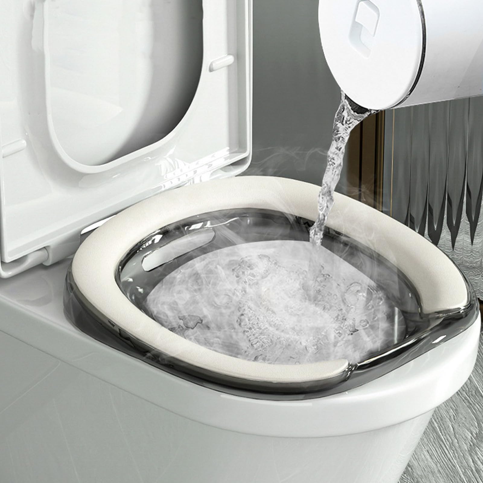 Sitz wanna do kąpieli dla kobiet mężczyzn higieniczna ergonomiczna miska do kąpieli Sitz kąpiel sól hip umywalka do kąpieli Sitz Aznever