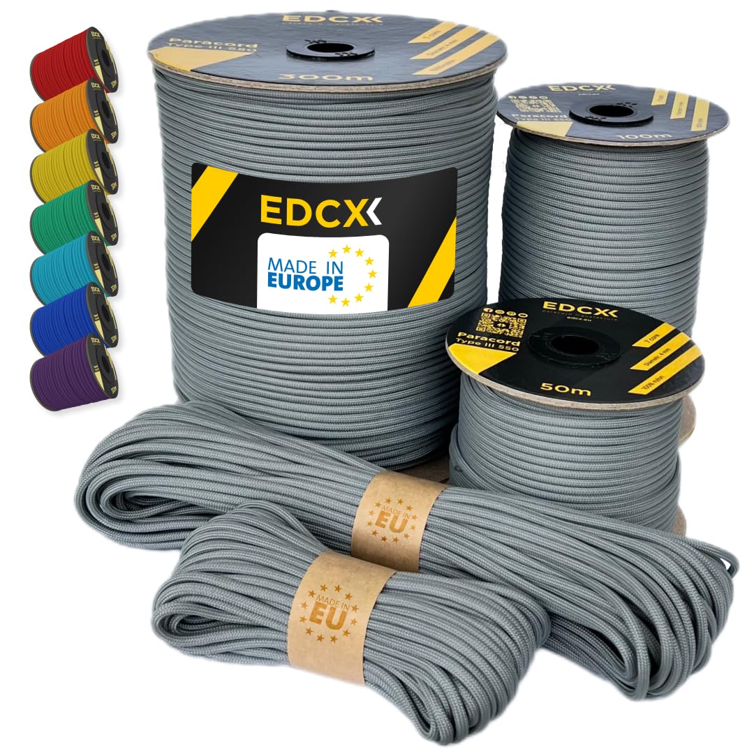 Paracord 4 mm pour camping et création de bracelets artisanaux faits main