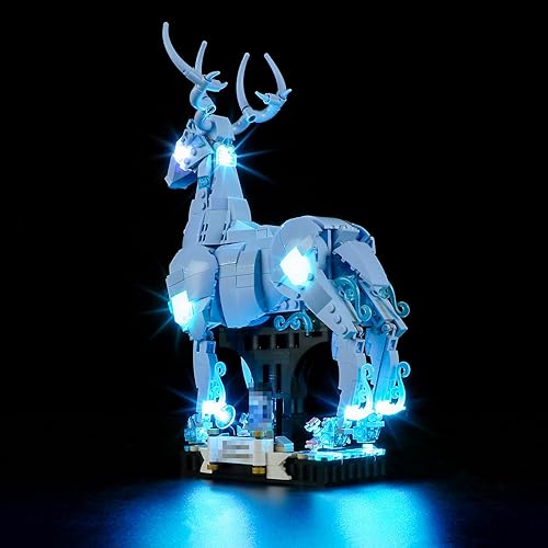 Miniatura 3 de BRIKSMAX Kit de iluminación LED para LEGO-76414 Expecto Patronum, compatible con el modelo de bloques de construcción de Lego Harry Potter, no