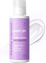 Premom Sperm Friendly Fertility Lubricant Water Based: Glycerin Free - Paraben Free - pH Balanced Pregnancy Prep Lube for Women & Couples Trying to Conceive | 2 Fl Oz - Package May Vary