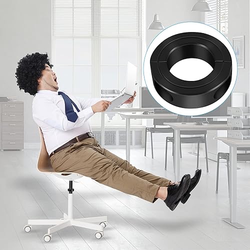 Miniatura 2 de Minewill Kit de ahorro de silla de oficina (eje de acero inoxidable, llave y tuerca), soporte de cilindro de elevación de gas para silla de oficina,