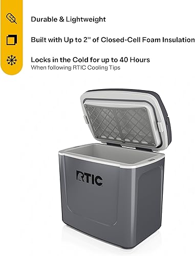 Miniatura 2 de RTIC Hielera personal de viaje por carretera de 8 cuartos de galón, pequeña, compacta, aislada, portátil, para alimentos, bebidas, playa