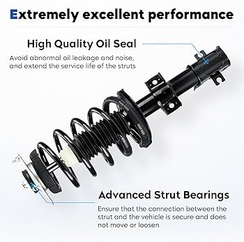 フュージョン Amazon.com: Front Complete Struts Assembly Shock Absorber w