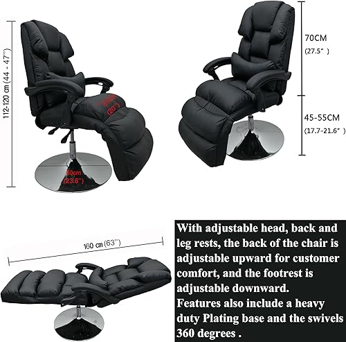 Miniatura 2 de Silla de cama de belleza, silla de belleza facial, elevación de presión de aire, cama facial, mesa de spa, silla de salón ajustable giratoria de 360