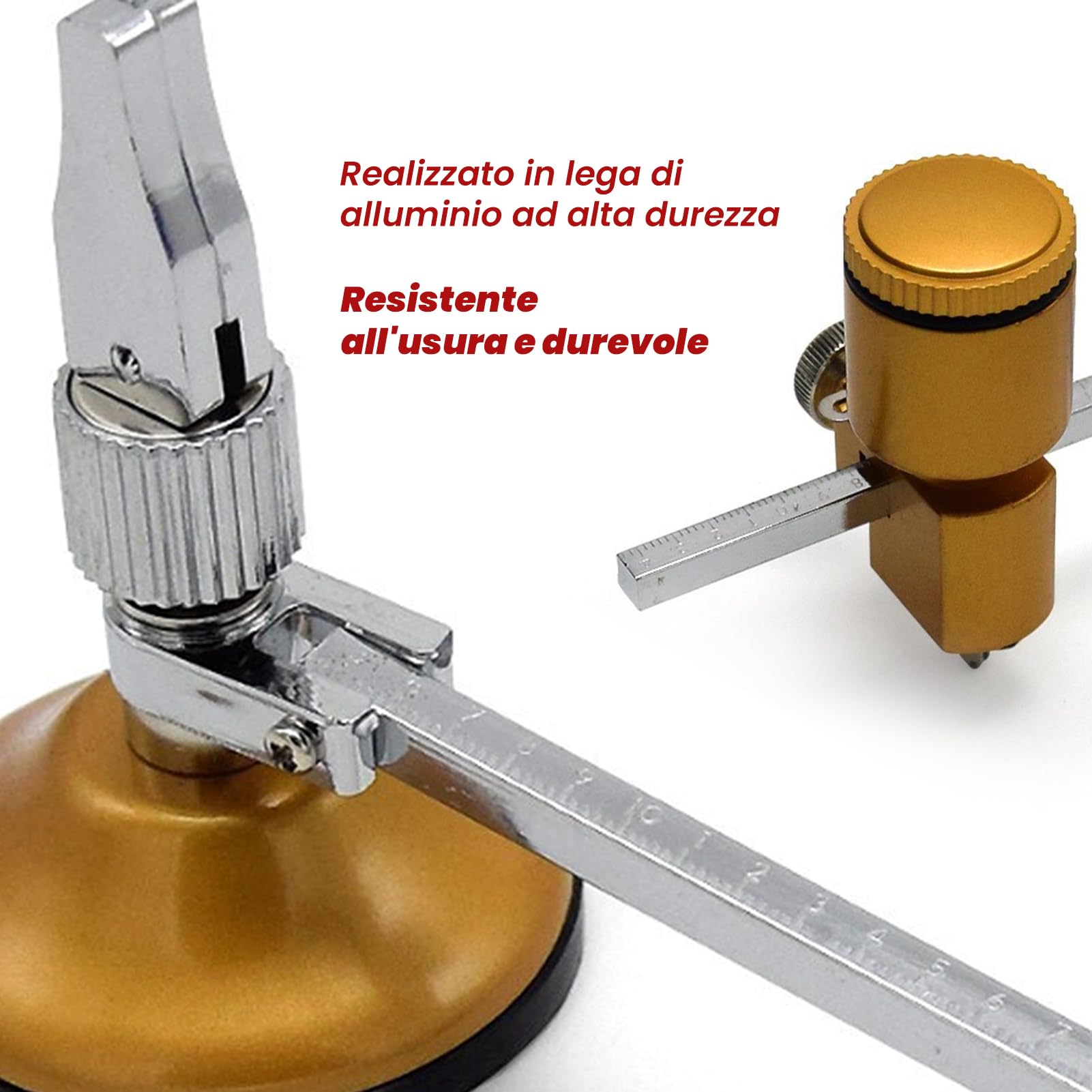 Tagliavetro da 40 Cm Taglierina Circolare Taglierina Circolare Per Vetro Bussole Taglio del Vetro Taglierina Per Vetro Taglierina Per Vetro Professionale Taglierina Per Vetro Circolare con Ventosa