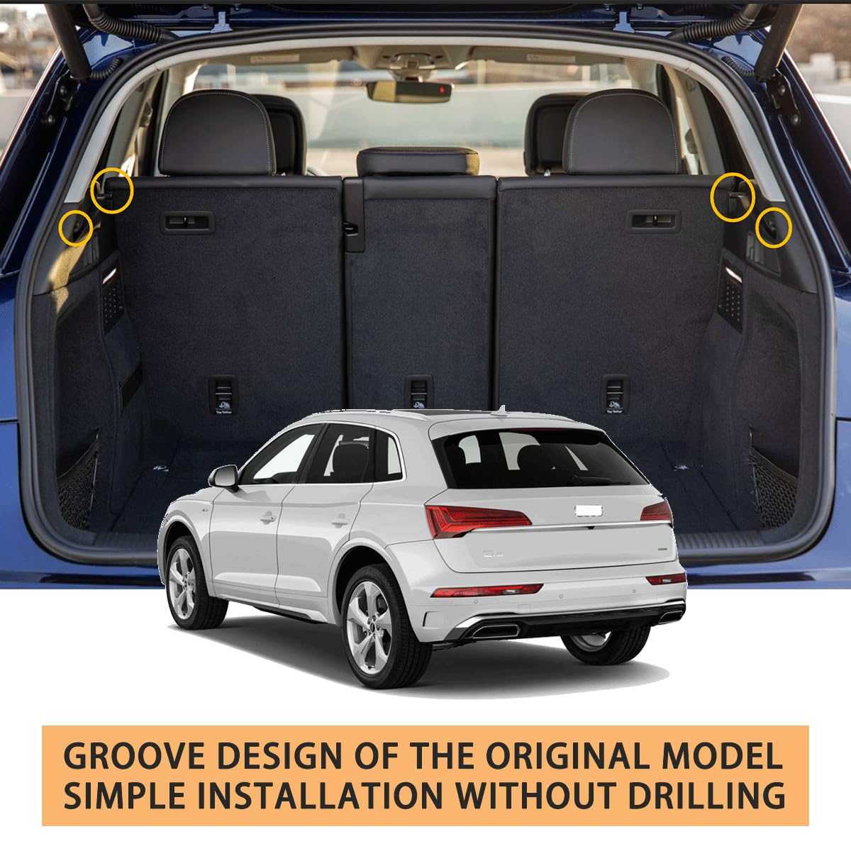 Amazon.com: AQAE Retractable Cargo Cover Compatible with Audi Q5