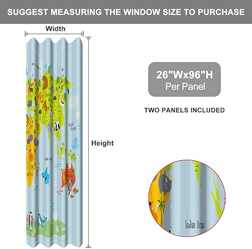 Miniatura 8 de Baocicco Cortinas de construcción para niños, para dormitorio, excavadora, tractor, camión, cuarto de bebé, cortinas de oscurecimiento con ojales,
