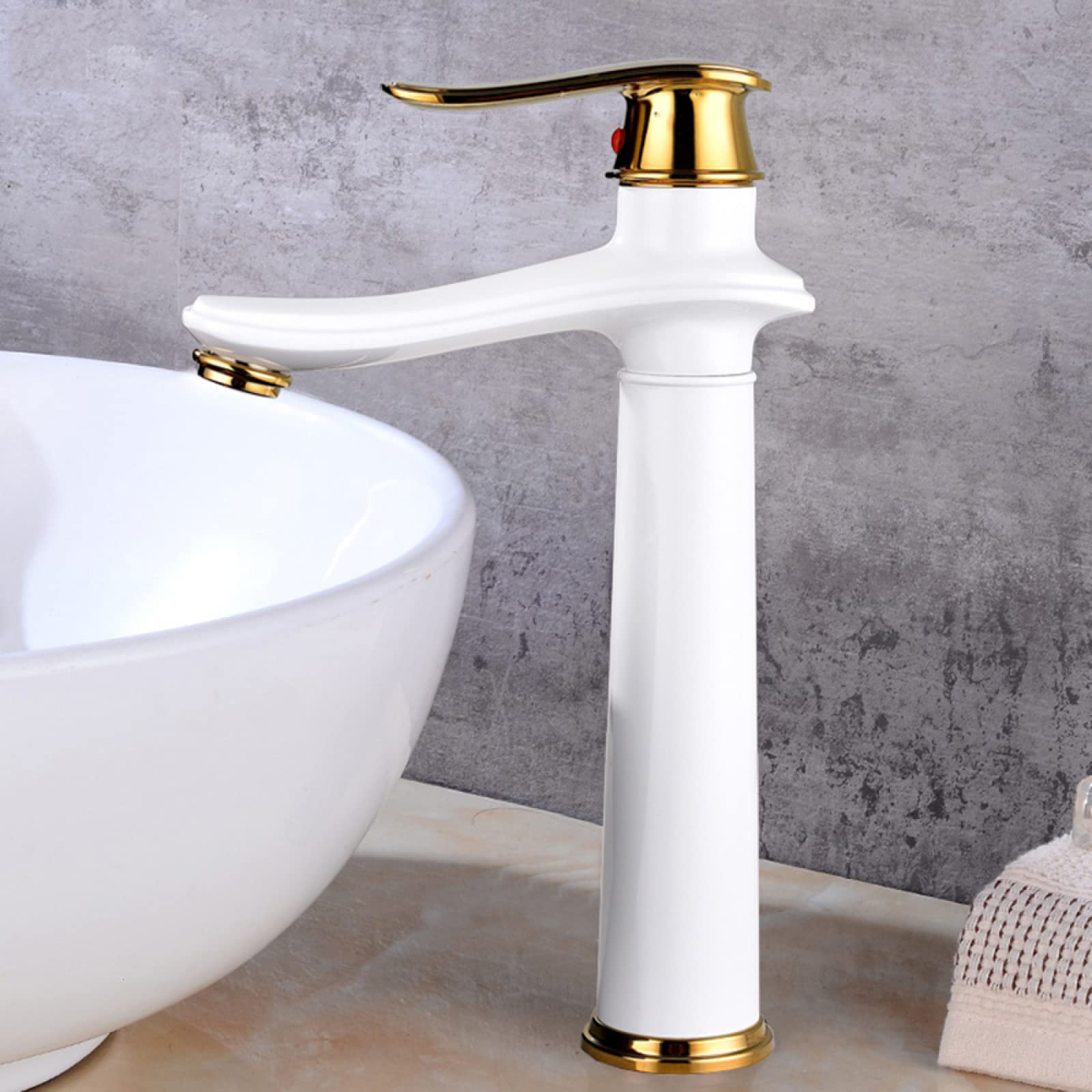 Robinet laiton salle de bain mitigeur haut de gamme à poignée unique