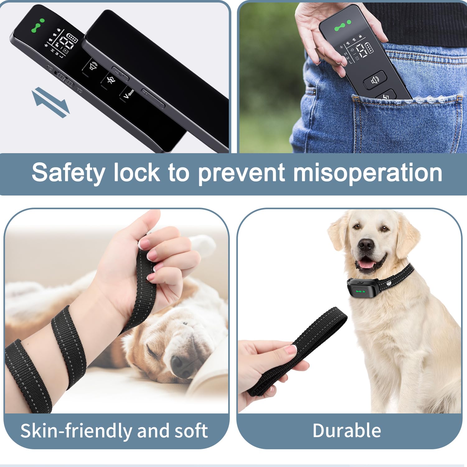 Collare Di Addestramento Per Cani Doppio, IP67 Impermeabile E Ricaricabile, Portata 800 M Livelli Di Vibrazione Scossa Elettrica Modalita Suono 86850098 Collare Di Addestramento Per Cani Doppio, IP67 Impermeabile E Ricaricabile, Portata 800 M Livelli Di Vibrazione Scossa Elettrica Modalita Suono 86850098