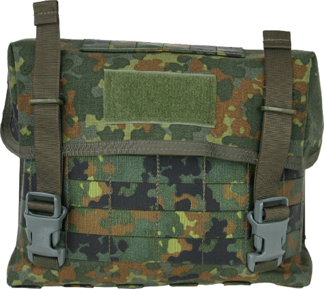 Zentauron Molle Versorgungstasche 7L für Rationen, Kochgeschirr & ABC Ausrüstung – mit anpassbaren Schnallen, Klettflächen, MOLLE-Schlaufen Ideal für taktische Ausrüstung, Outdoor, Bushcraft & Militär