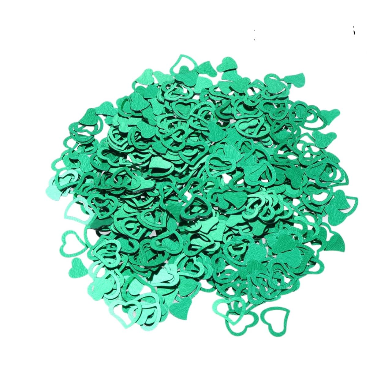 TOPBATHY 9000pezzi Confetti Cuore Verde Per Matrimonio e Compleanno Di Decorazioni Da Tavolo Per Feste e Eventi Romantici Senza Glitter Che Cade Per Inviti e Regali