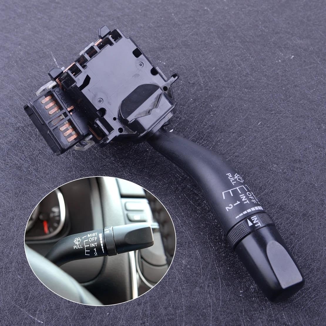 BENSIL przełącznik kierunkowskazu po prawej stronie, przełącznik kolumny kierownicy wycieraczki do Mazda 6 RX8 (2004-2008) i CX-7 (2007-2009)