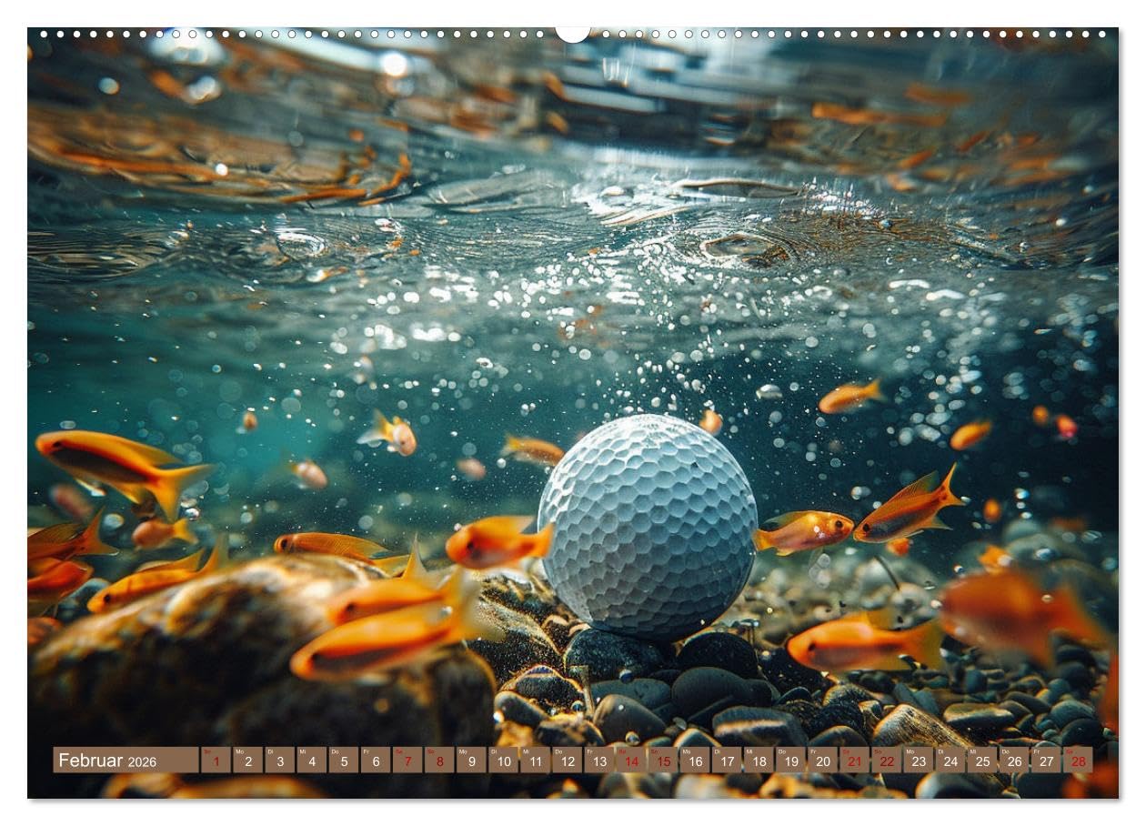 Tierische Balljunkies (hochwertiger Premium Wandkalender 2026 DIN A2 quer), Kunstdruck in Hochglanz: Ballsport und Tiere zusammen, das garantiert eine lustige Zeit