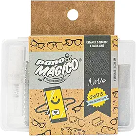 Pano Mágico Ákora Limpa Óculos Lentes Telas com Película Lavável Não Risca Desengordura Ecomais (Cinza)