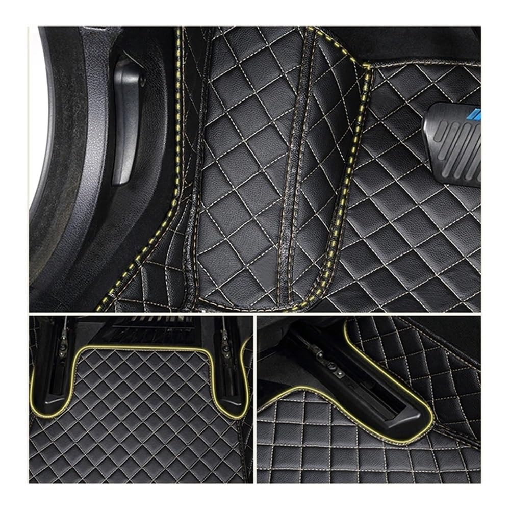 Generico Set tappetini Tappetini per Auto Personalizzati Tappeti per Soul Foot Coche Accessorie Accesorios Vehiculos per Completamente Impostati Tappeto tappetti | Black Red