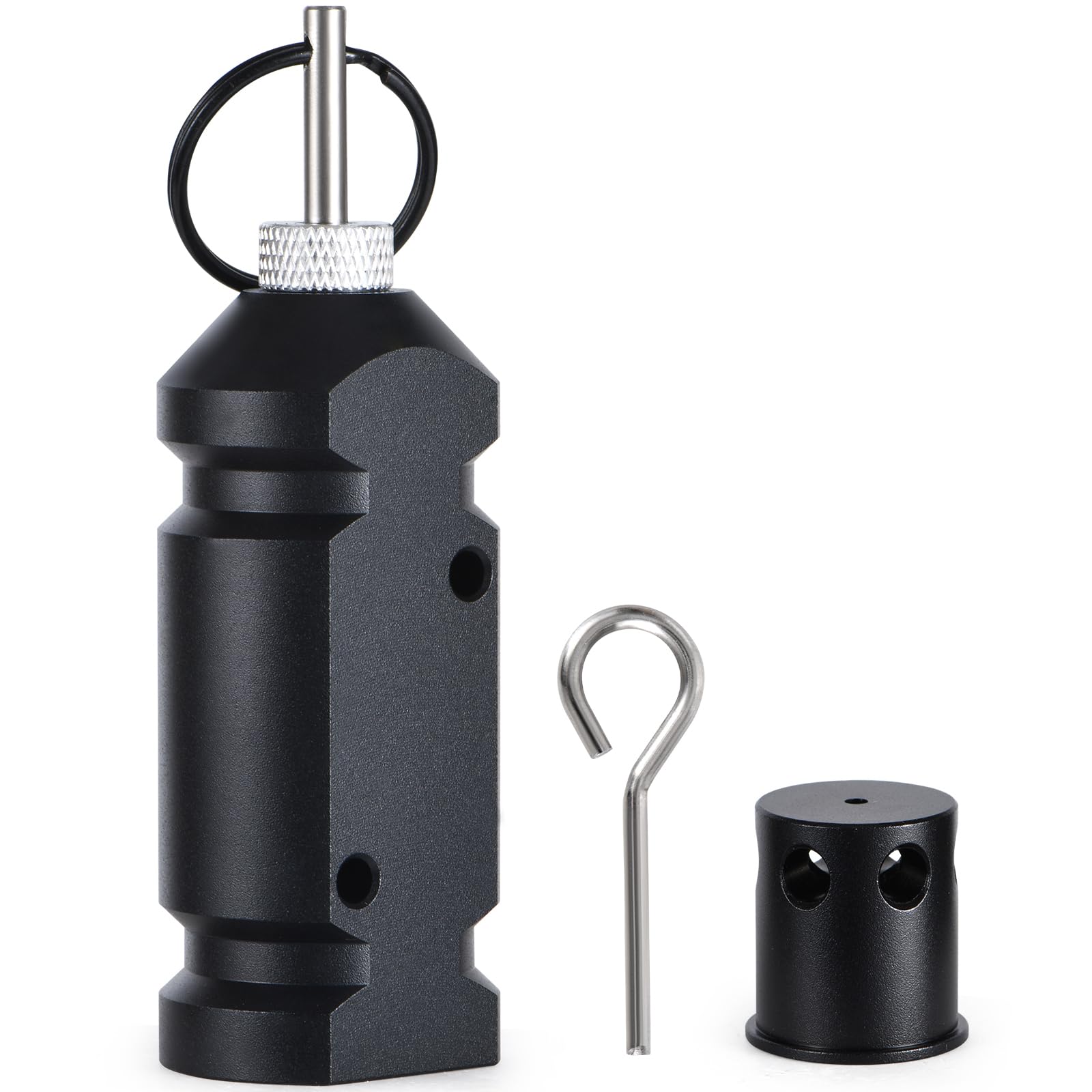 Perimeter Trip Alarm, 12 Gauge Camping Trip Wire Alarm Device, Early Warning Security System for Outdoor Camp Safe and Property Safety Bear Deterrent (Included 22.Adapter) (1 Pack)