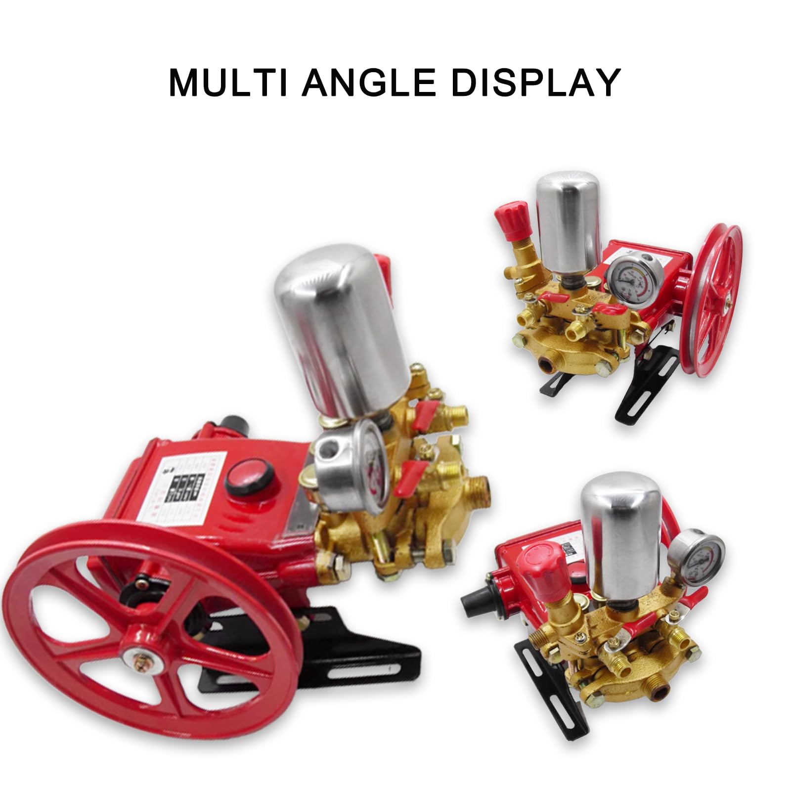 Hochleistungs-Triplex-Hochdruckpumpe, Kolbenpumpe, landwirtschaftlicher Motor-Typ, Hochdruck-Triplex-Kolbenpumpe, ideal für Landwirtschaft, Industrie, Reinigung, Druckreinigung