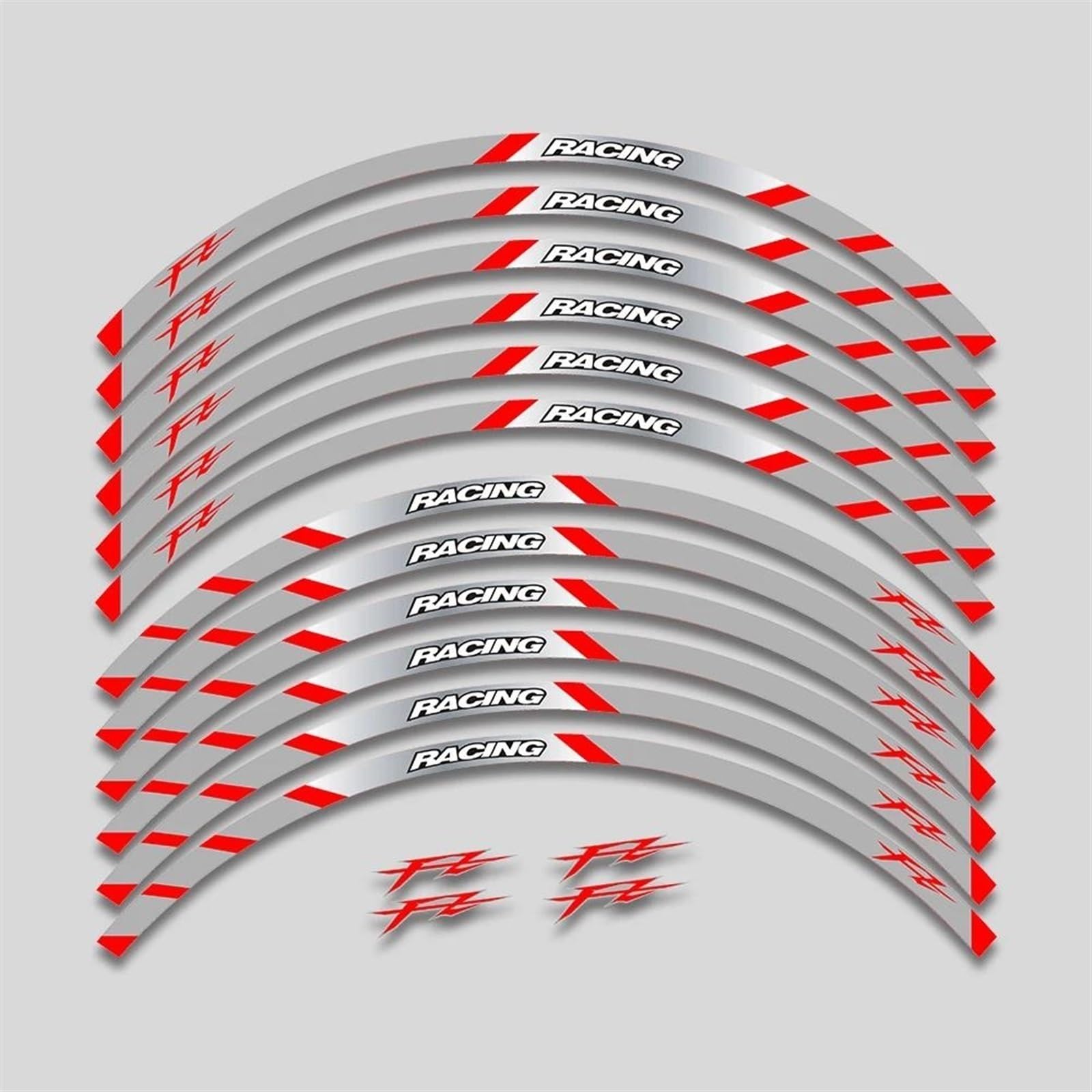 Stickers Motorcycle Wheel Stickers Reflective Decorative for FAZER FZ FZ1 FZ6 FZ07 FZ8 FZ09 FZ10 FZS1000(Style 13)