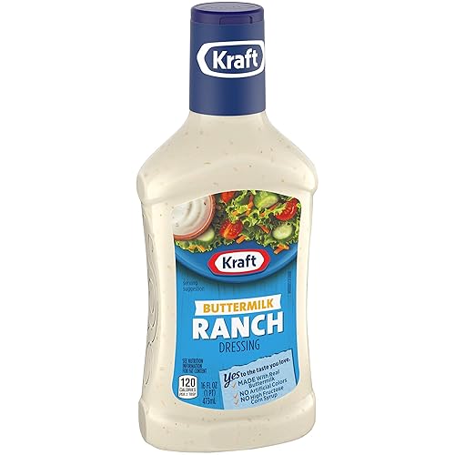 Miniatura 5 de Kraft Buttermilk Ranch Salad Dressing (16 fl oz Bottle) (Pack of 3)