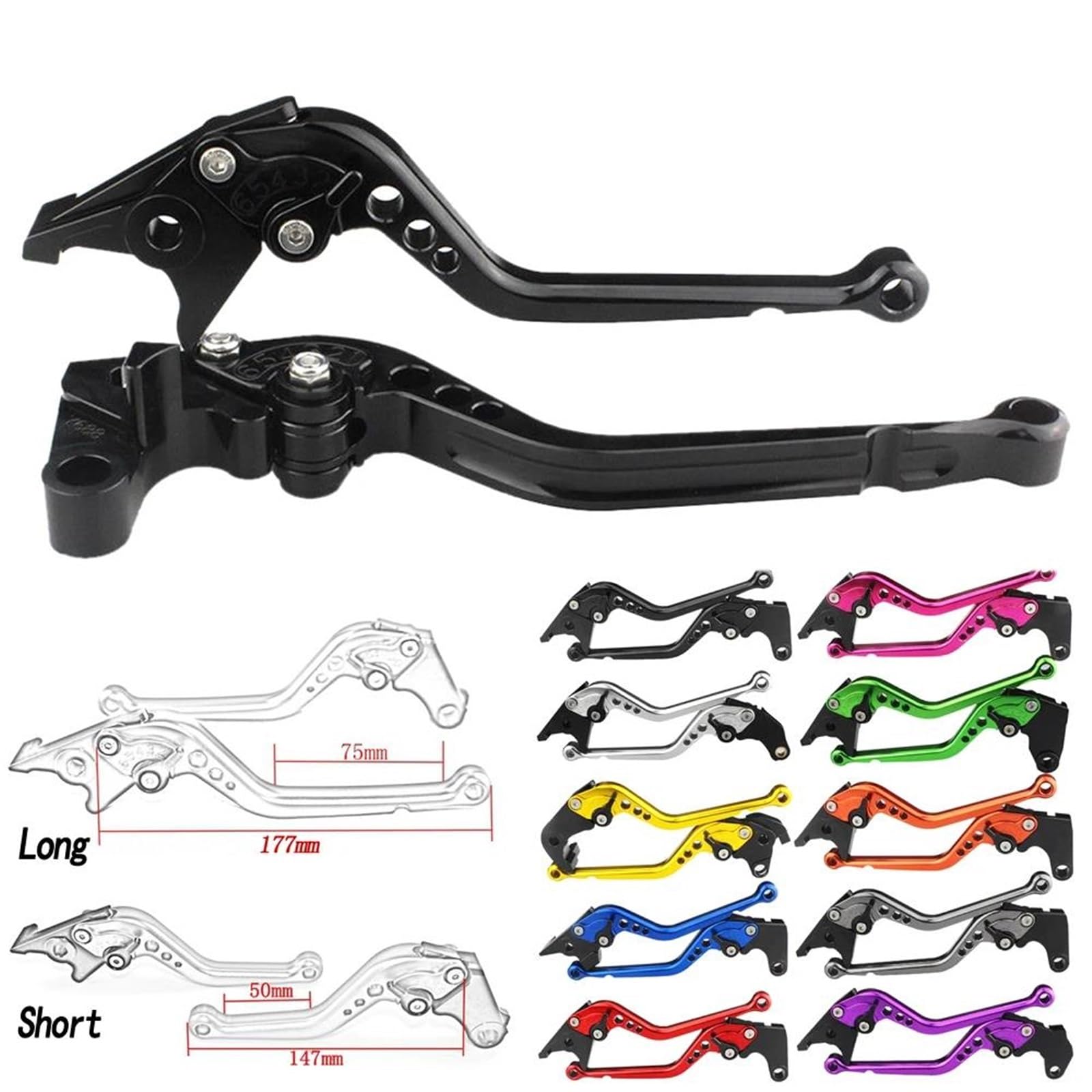 Levier De Vitesse Long CNC Rouge Pour Triumph SPEED FOUR 600 (2005-2006) - Neuf