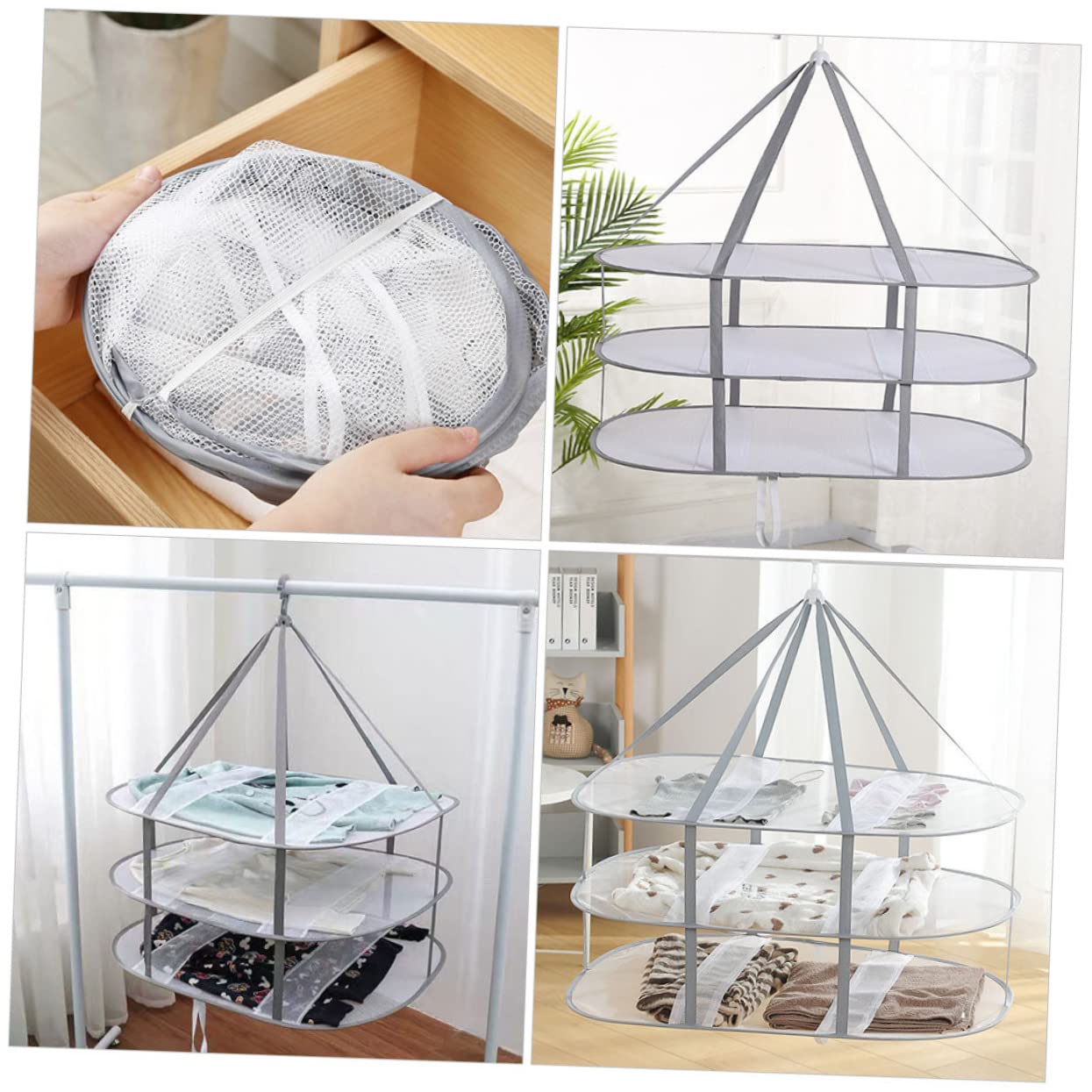 Amazon.co.jp: Fonowx セーター乾燥ラックレイフラットドライヤーメッシュネットおもちゃ水着屋内屋外用 : ホーム＆キッチン Ｐｅｒｆｋ セーター乾燥ラック 吊り下げ式乾燥機 省スペース メッシュ衣類乾燥ラック 平らに干せる 人形、水着、おもちゃ用 屋内,