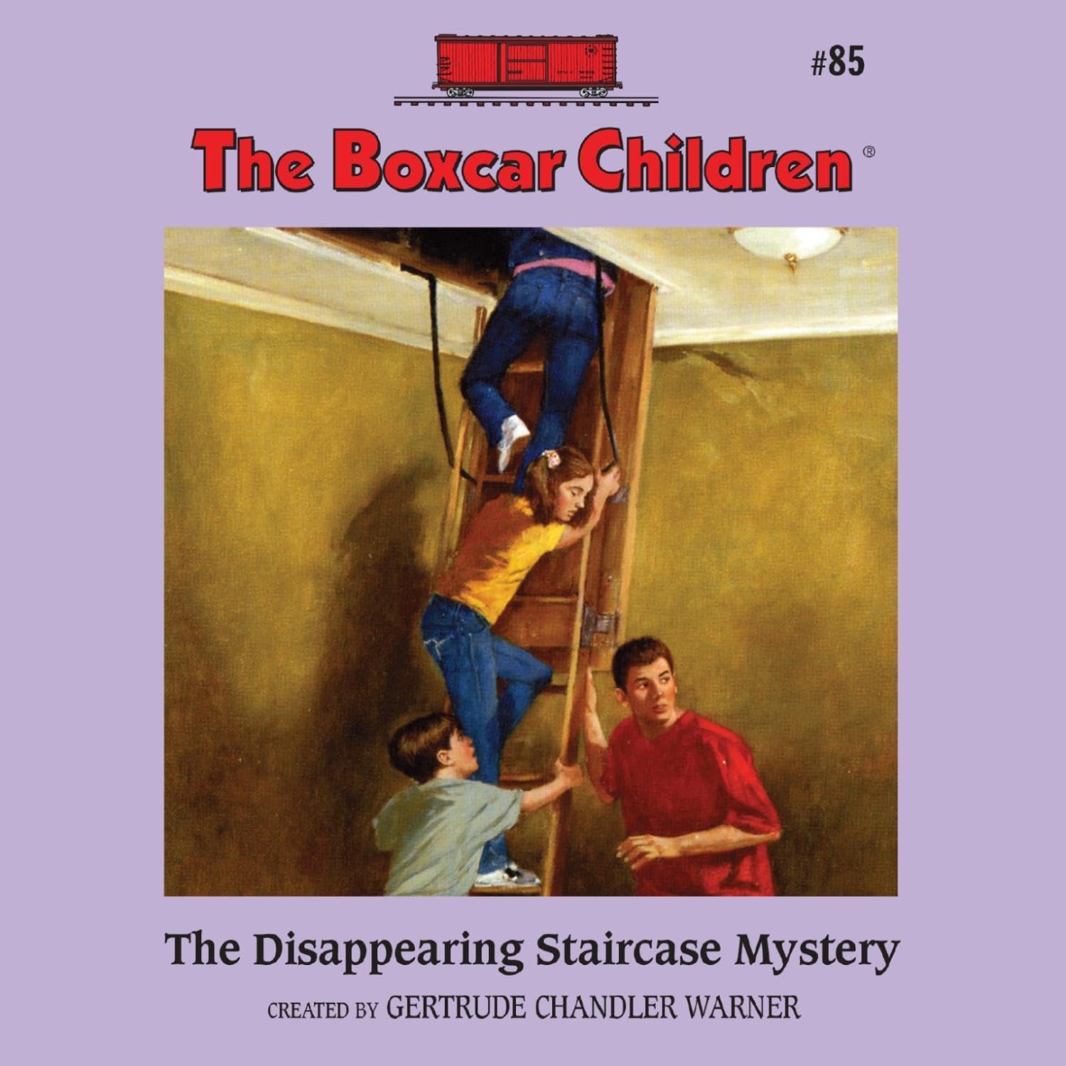 Cover art for The Disappearing Staircase Mystery
