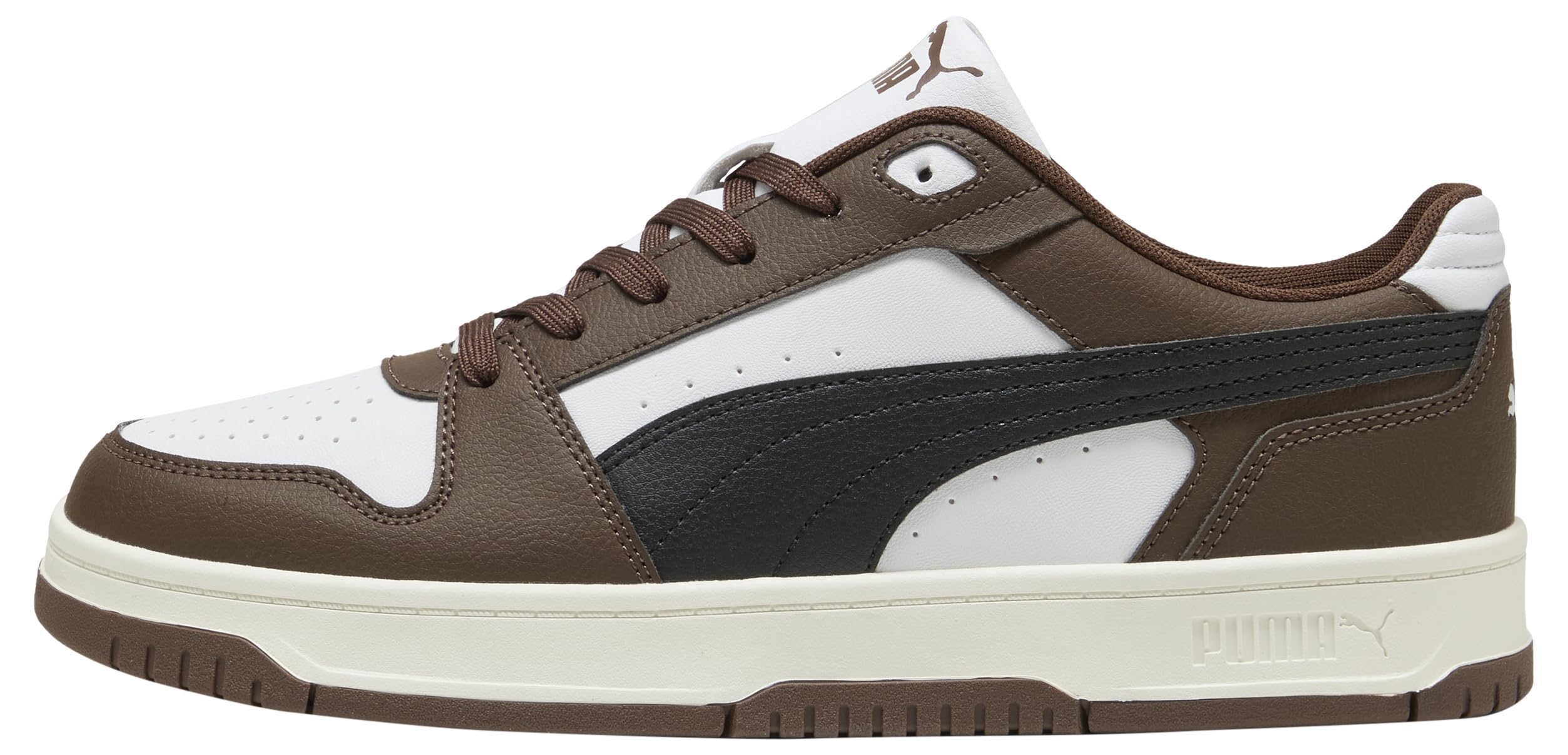 Puma Unisex Rebound Slam LO Sneaker – Kastanienbraun Schwarz Weiß – 36 EU
