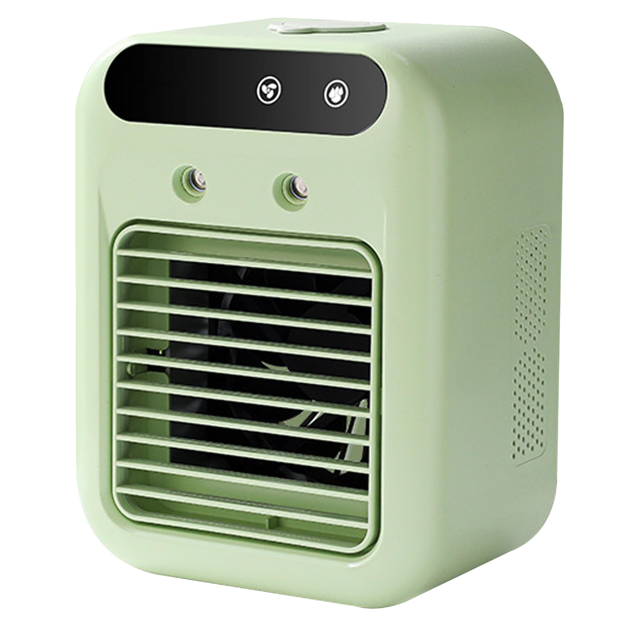 Scumlovy Portable Air Conditioner Fan, Mini Cooler with Dual Spray Humidifier, Long-Lasting Battery & Quiet Operation Electric Fan for Home Office Camping, Green