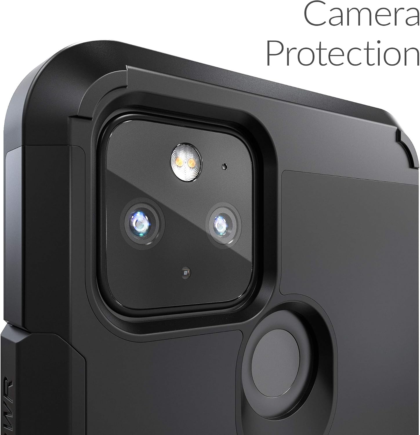 Crave Strong Guard for Google Pixel 5 Case, Shockproof Protection Case for Google Pixel 5 - Black