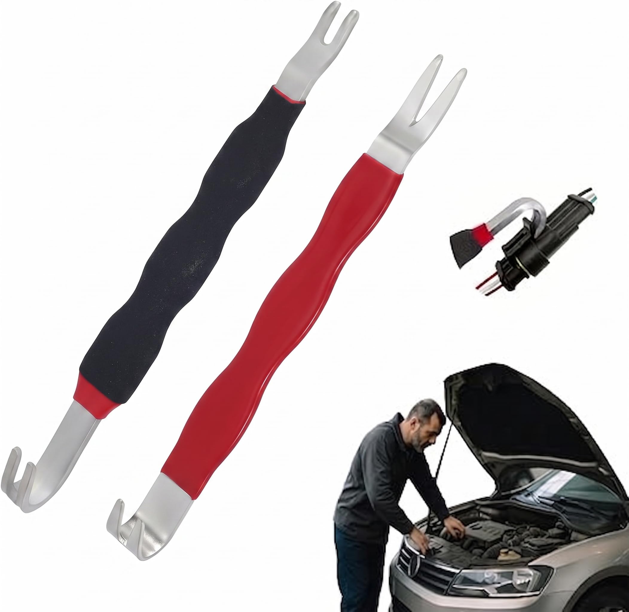 2 Pcs Electrical Disconnect Pliers, Universal Car Truck Harness Tools