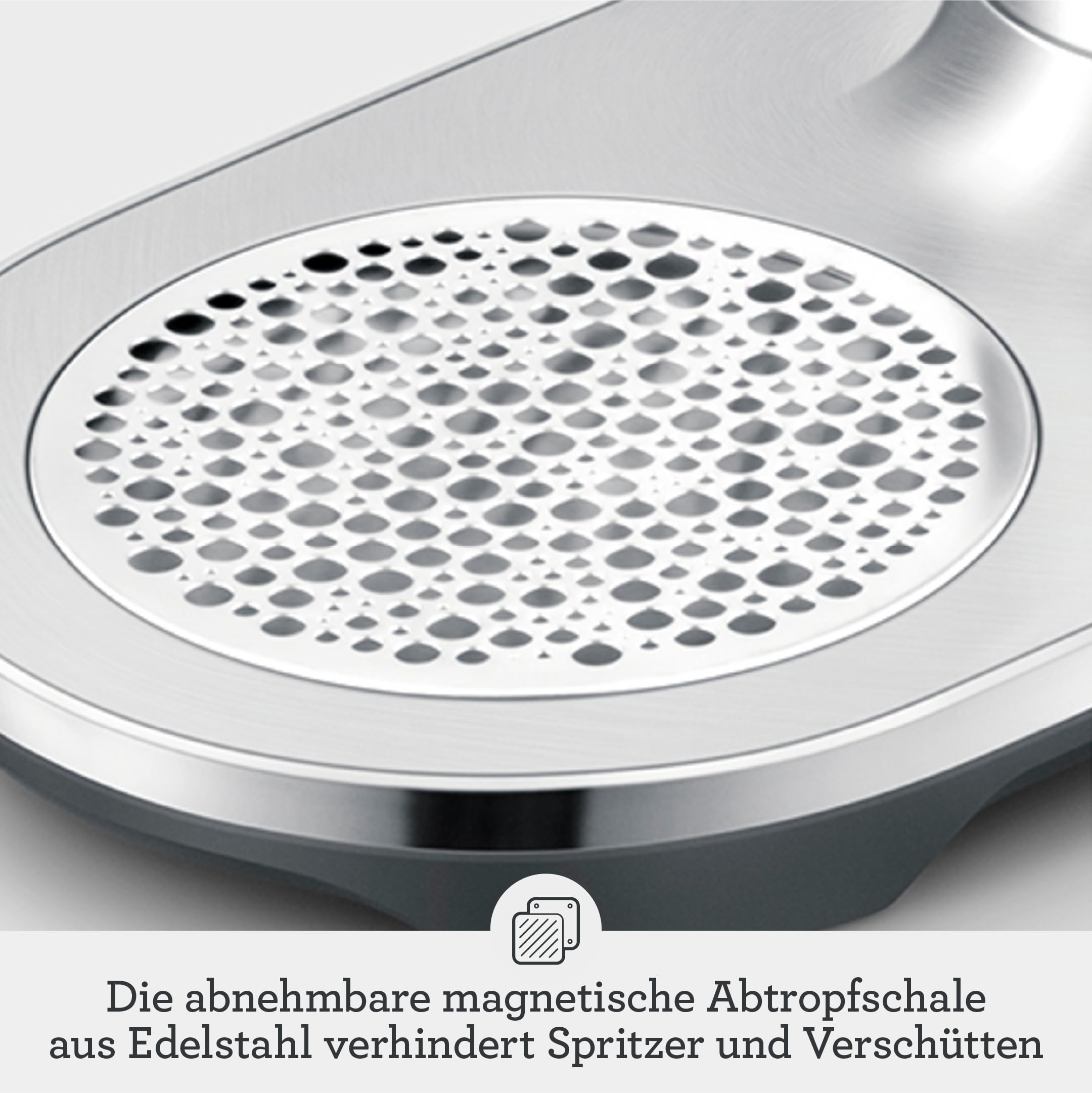 Sage - The InFizz Fusion Home Soda Maker - Für sprudelndes Wasser, Saft, Tee, Cocktails und alle sprudelnden Getränke, Gebürsteter Edelstahl