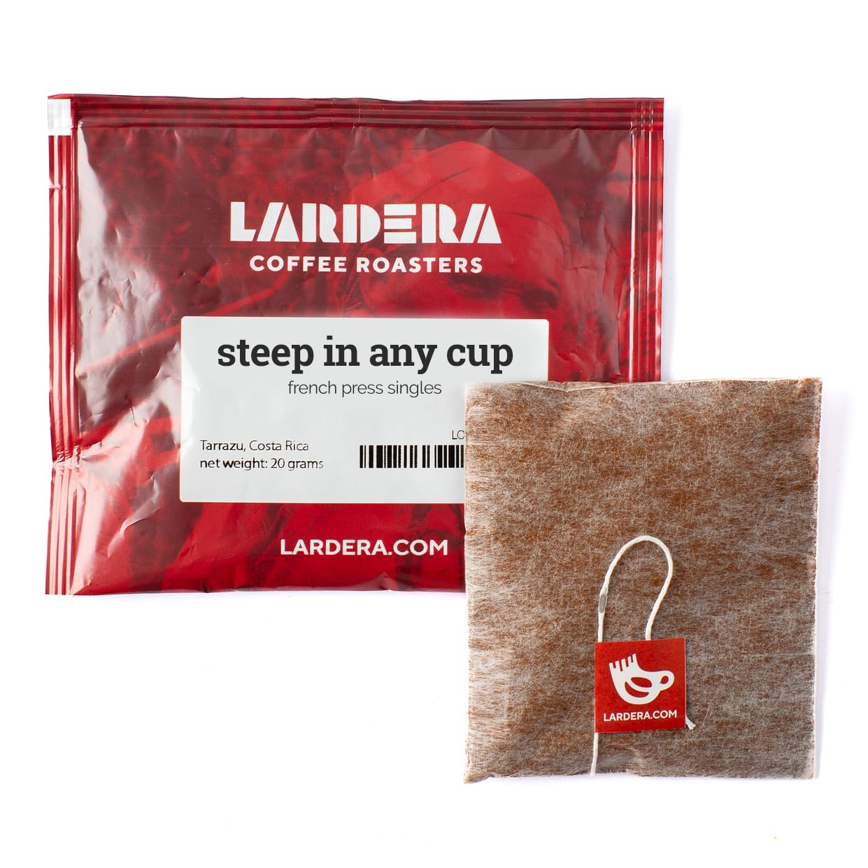 8x Portable Bags of Coffee You Can Steep in Any Cup. Makes 12oz of Flavorful Coffee, 50% MORE Than Steeped Coffee or Similar Brands. This anaerobically processed coffee from Junin is an excellent example of Peru's potential for amazing quality and tremendous value. 8 x 12oz.