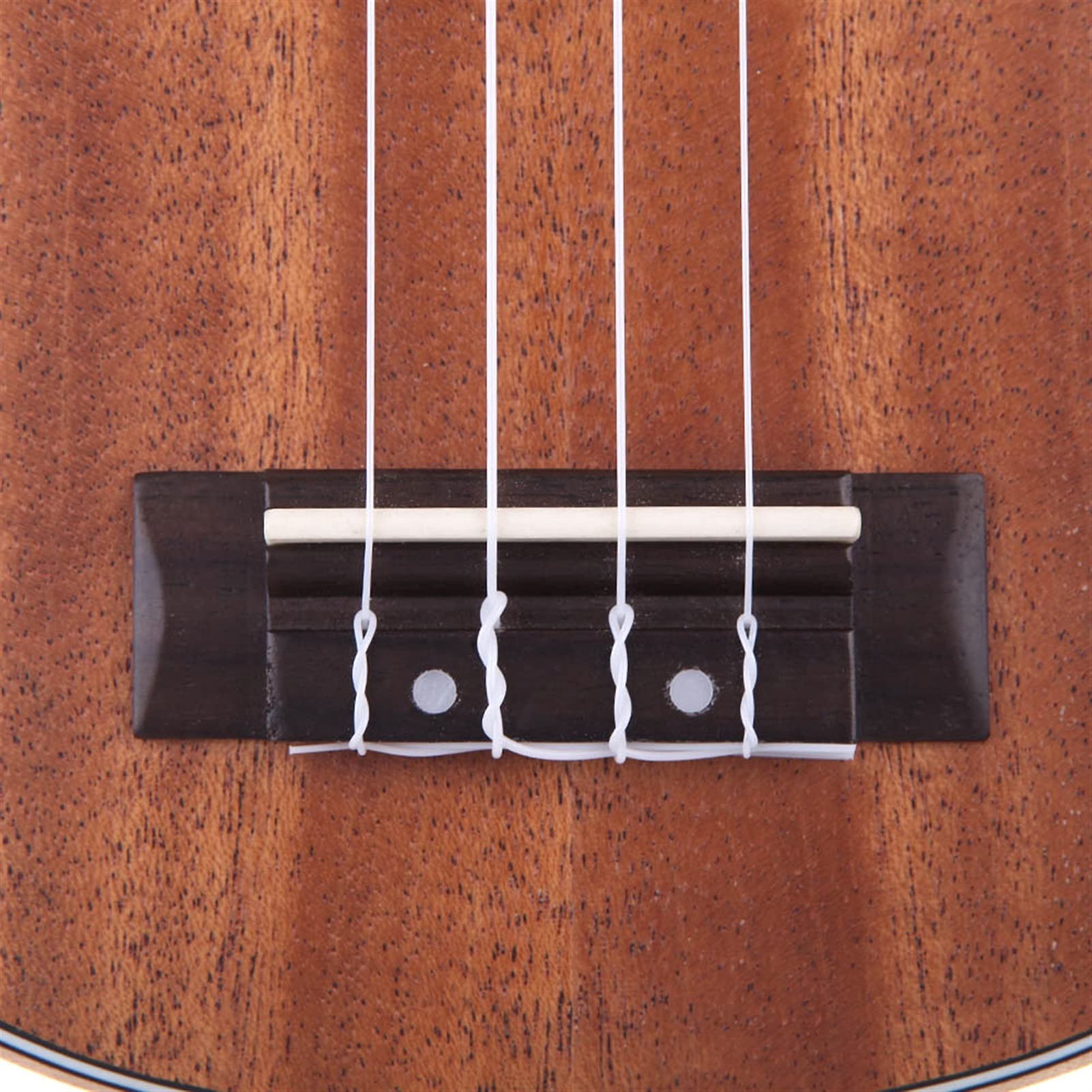 21 '' Kompakte Ukulele Hawaiianische Mahagoni-Aquila-Palisander-Griffbrücke Sopran-Saiten-Instrument 4-Saiten Hawaiianische Ukulele