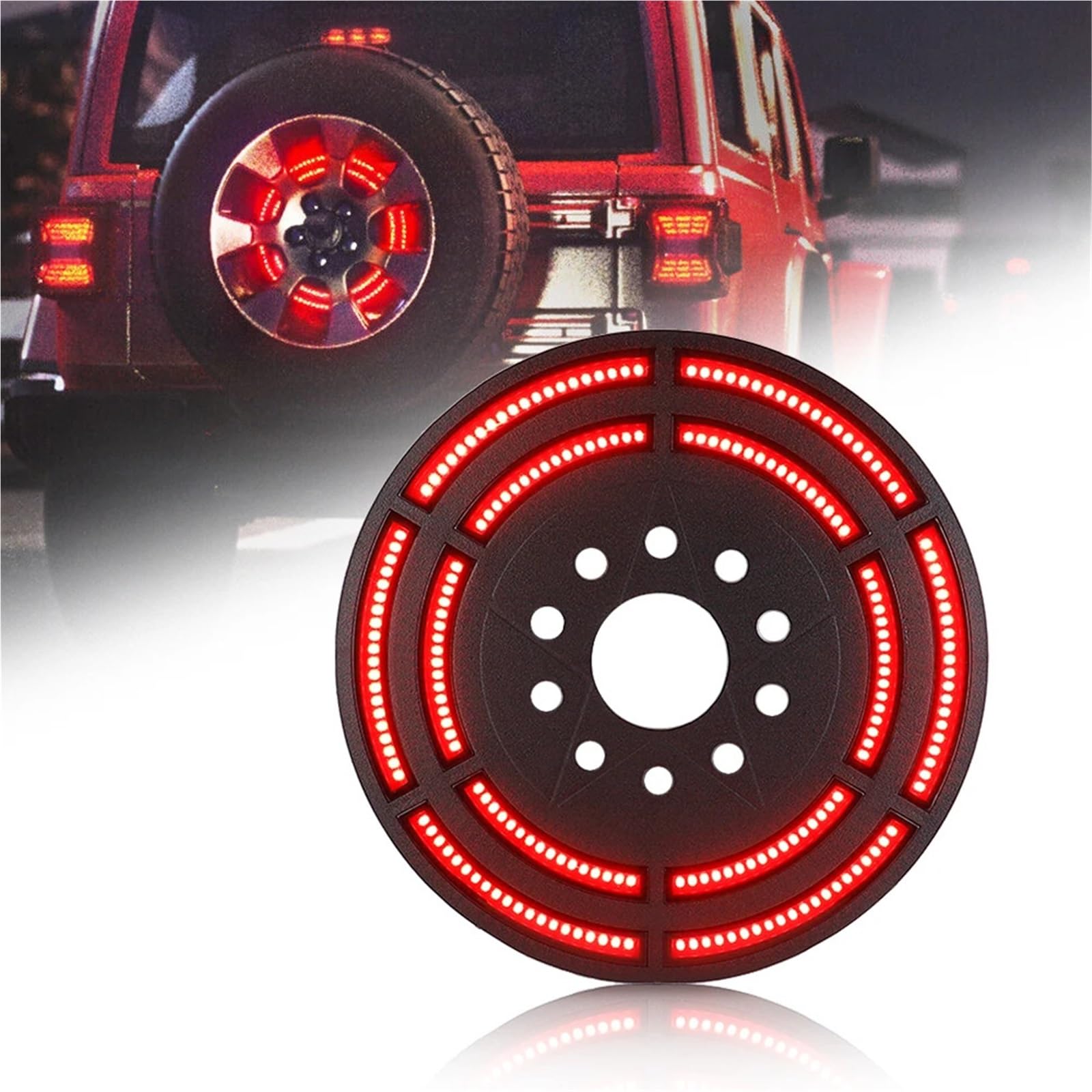Do Wrangler JK 2007-2018 Do JL/JLU 2018-2020 Światła tylnego koła Trzecia lampa tylna Achterremlichten LED derde remlicht voor auto