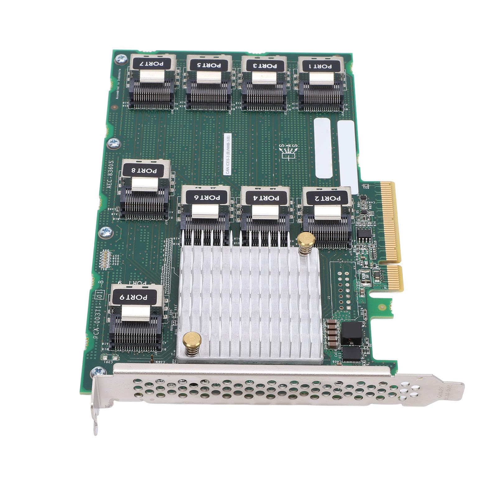 KUIDAMOS Scheda Controller SAS Espansione Efficiente del Disco Rigido da 24 unità per Server DL380 388 G9 G10 Interfaccia PCIe X8