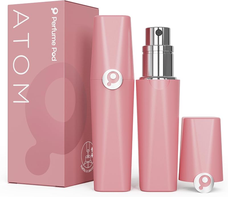 Perfume Pod ATOM Frasco Recarregável para Perfume, 5 mL, Rosa