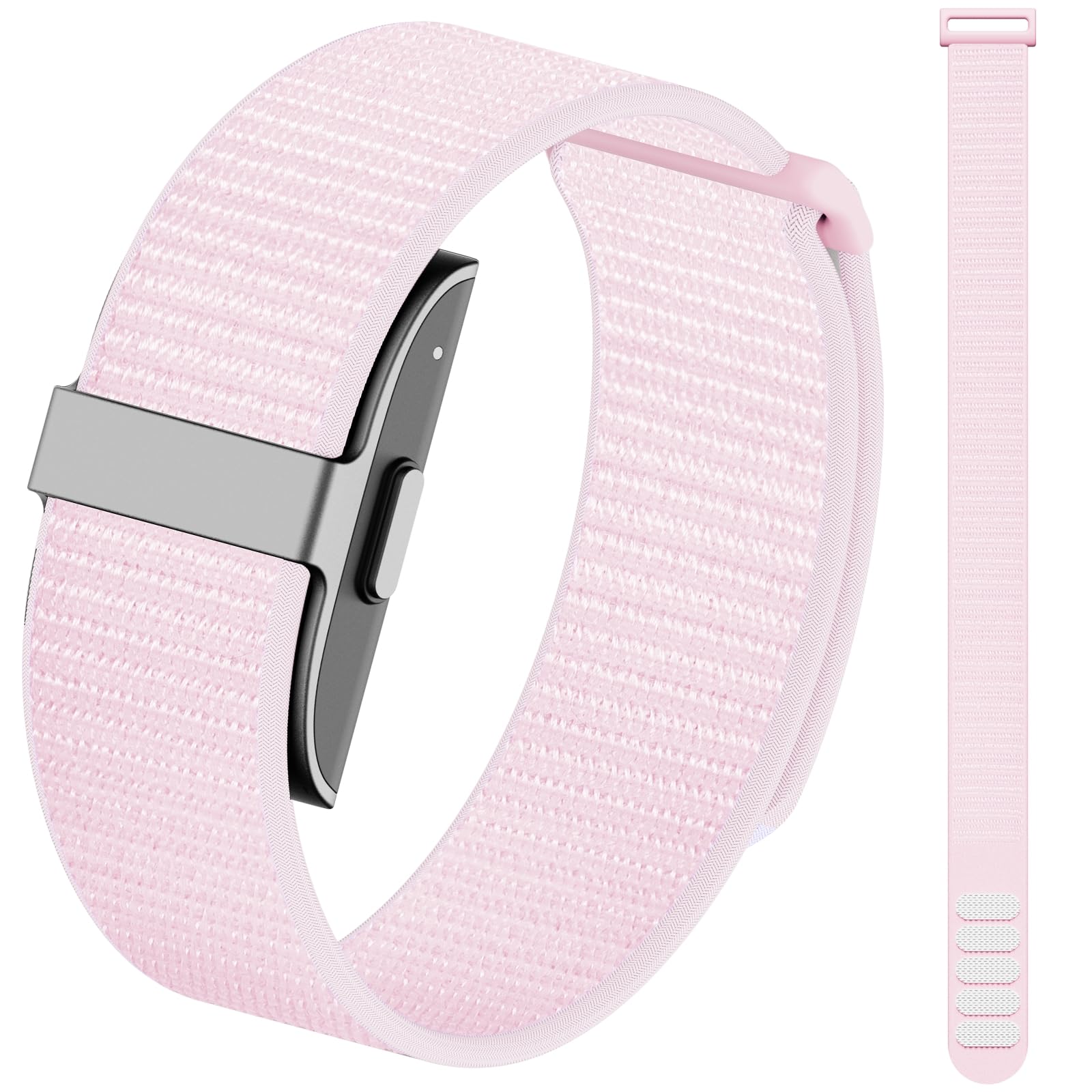 ZOOROO Nylon Loop Sport Replacement Bands Compatible with Hume Health Band, Soft Breathable Adjustable Wrist Band for Hume Band Replacement Strap Wristband for Fitness Tracker Women Men — view 12
