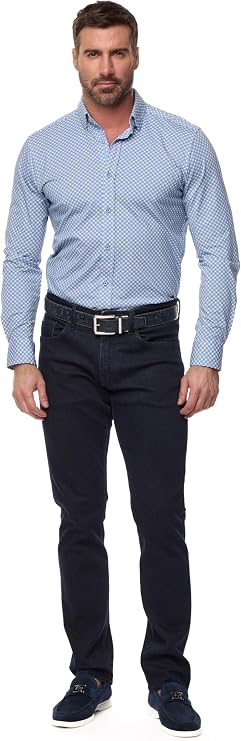 Robert Graham Men's Conall Long Sleeve Knit Button Down Shirt