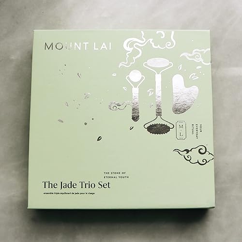 Miniatura 65 de Mount Lai Amethyst Trio Calming Facial Set, Facial Roller and Amethyst Gua Sha Facial Tools Set, Guasha Tool for Face to Relieve Muscle Tension and