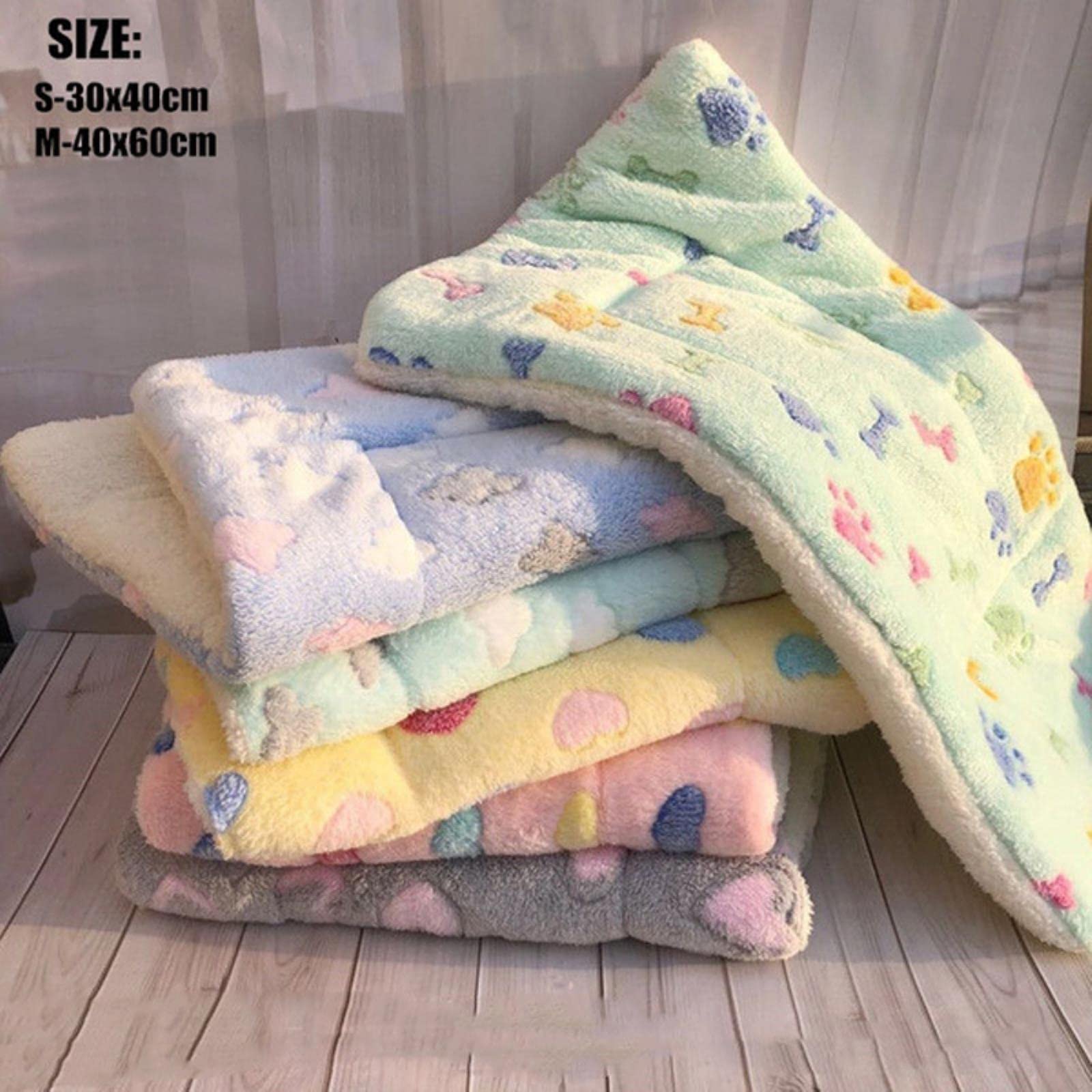 KOOBS Coperta per Cani Cuscinetto per Peluche Morbido da Pet Ispessato Materasso per Pet Materasso Cucciolo di Divano Gatto Cuscino Caldo per Dormire